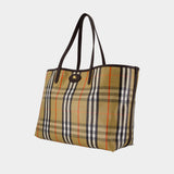 Cabas Ll Highlands Medium - Burberry - Coton - Beige