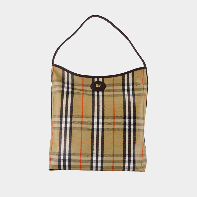 Sac Porté Épaule Ll Highlands - Burberry - Coton - Beige