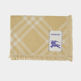 Écharpe Tri Bar - Burberry - Laine - Beige