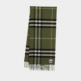 Écharpe Giant Check - Burberry - Laine - Kaki