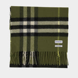 Écharpe Giant Check - Burberry - Laine - Kaki