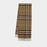 Écharpe Giant Check - Burberry - Laine - Kaki