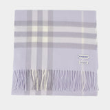 Écharpe Giant Check - Burberry - Laine - Gris