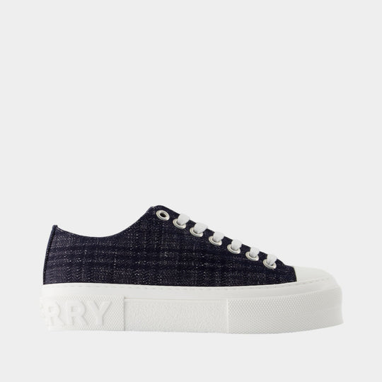 Sneakers Jack L Low - Burberry - Coton - Bleu