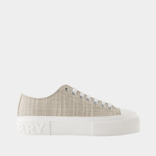 Sneakers  Jack L Low - Burberry - Coton - Blanc