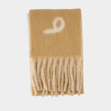 Écharpe Mu Text - Burberry - Laine - Beige