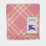 Écharpe Mu Tri Bar Check - Burberry - Laine - Rose