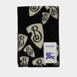 Écharpe Mu B Shield - Burberry - Laine - Noir