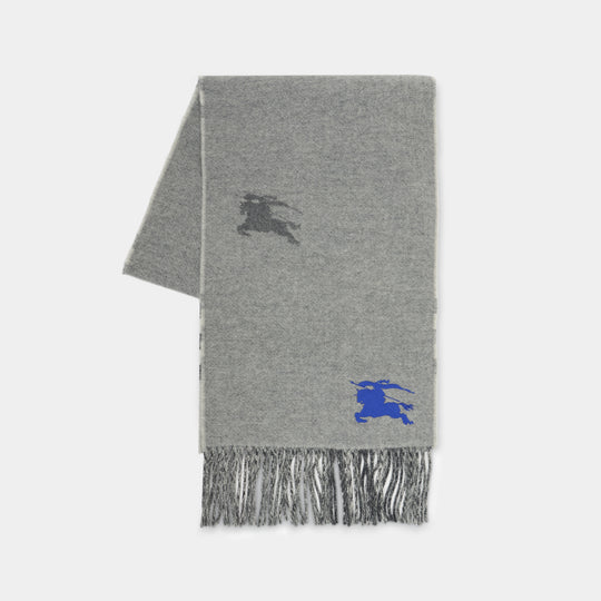 Écharpe Mu Ekd To Gc - Burberry - Cachemire - Gris