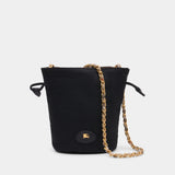 Sac À Bandoulière Mini Chain - Burberry - Nylon - Noir