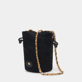 Sac À Bandoulière Mini Chain - Burberry - Nylon - Noir