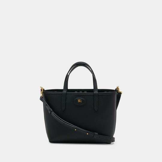 Cabas Ll Mini Reversible - Burberry - Cuir - Noir