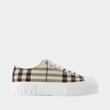 Sneakers Lf Trn Jack L Check - Burberry - Synthétique - Beige