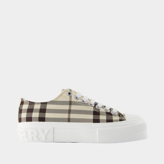 Sneakers Lf Trn Jack L Check - Burberry - Synthétique - Beige
