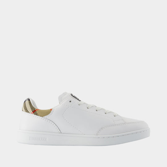 Sneakers Lf Set - Burberry - Cuir - Blanc