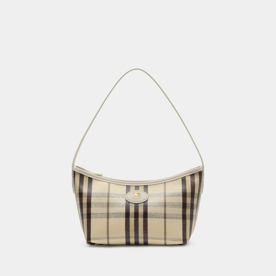 Sac À Main Ls Highlands Baguette - Burberry - Coton - Multi