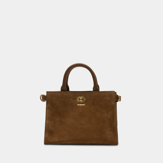 Cabas Ll Mini Cotswolds - Burberry - Cuir - Marron