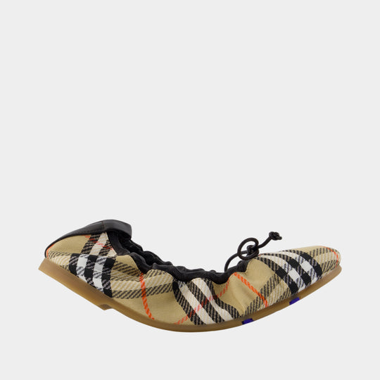 Ballerines Lf Fawn 05 Check - Burberry - Synthétique - Multi