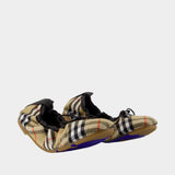 Ballerines Lf Fawn 05 Check - Burberry - Synthétique - Multi