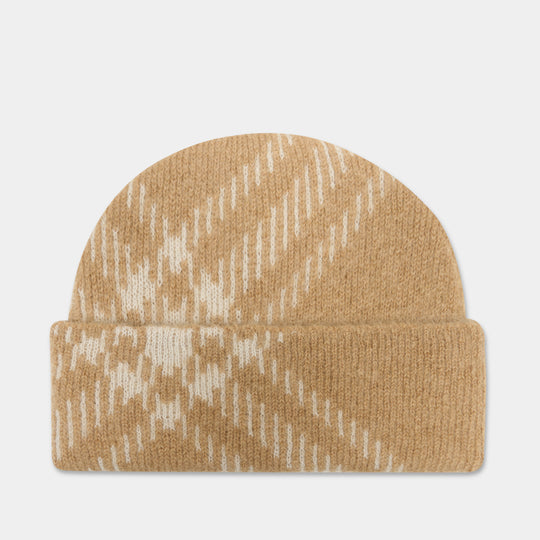 Bonnet - Burberry - Laine - Multi