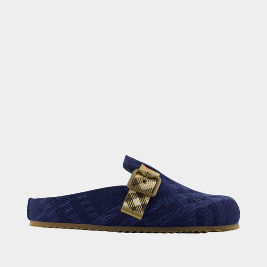 Mules Lf Urchin - Burberry - Coton - Bleu