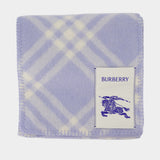 Écharpe Mu Tri Bar Check - Burberry - Laine - Violet