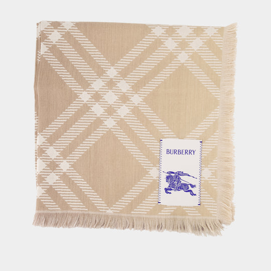 Écharpe Mu Gradient - Burberry - Laine - Beige