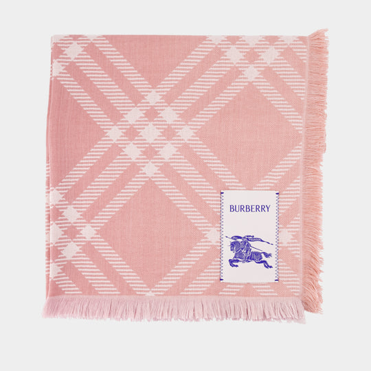 Écharpe Mu Gradient - Burberry - Laine - Rose