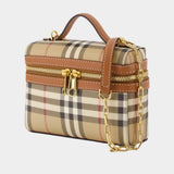 Sac À Bandoulière Ls Mini Vanity - Burberry - Synthétique - Beige