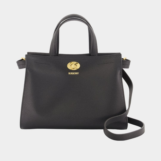 Cabas Ll Mini Cotswolds - Burberry - Cuir - Noir