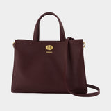 Cabas Ll Small Cotswolds - Burberry - Cuir - Bordeaux