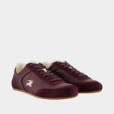Sneakers Lf Knight L - Burberry - Cuir - Bordeaux