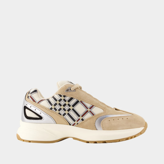 Sneakers Eclipse L - Burberry - Cuir - Beige