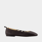 Ballerines Robin 05 - Burberry - Cuir - Marron