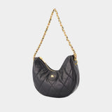 Sac Porté Épaule Ll Horseshoe Chain - Burberry - Cuir - Noir