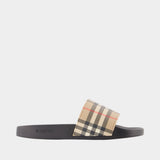 Sandales Mf New Furley M Chk - Burberry - Synthétique - Multi