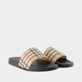 Sandales Mf New Furley M Chk - Burberry - Synthétique - Multi