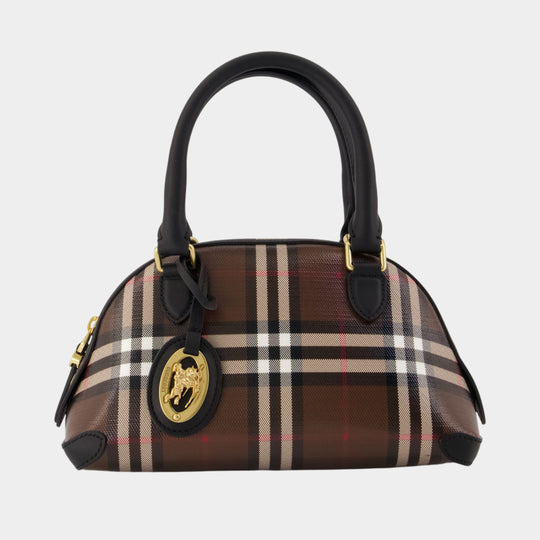 Sac Porté Épaule Ll Mini Primrose Ysa - Burberry - Coton - Marron