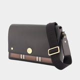 Sac À Bandoulière Ll Medium Note Vvv - Burberry - Cuir - Marron