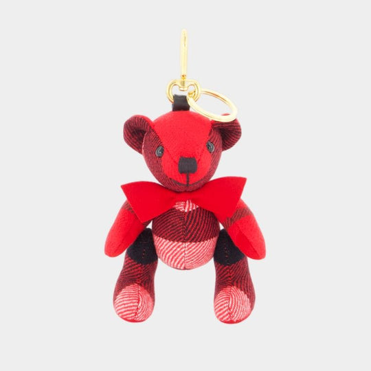 Charm Ls Thomas Check - Burberry - Cachemire - Rouge