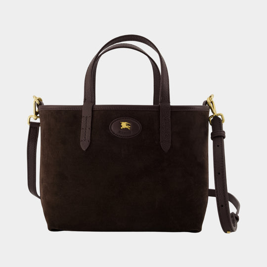Sac À Main Ll Mini Reversible - Burberry - Synthétique - Marron