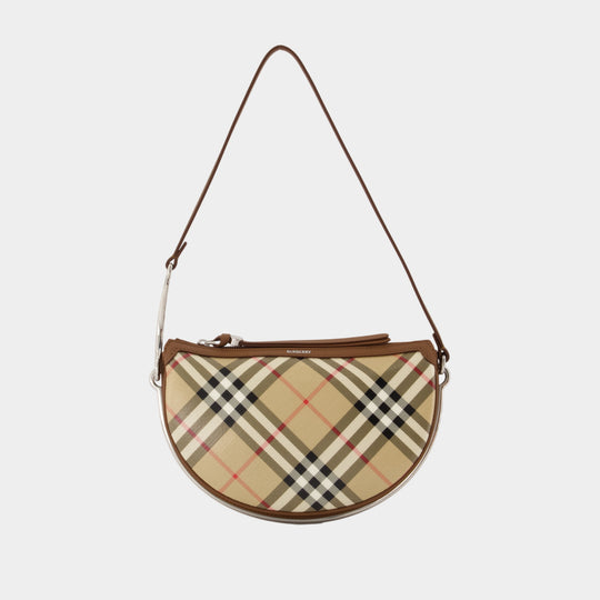 Sac Porté Épaule Ll Small Bridle Saddle Ysa - Burberry - Coton - Beige