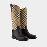 Bottes Lf Cavalier - Burberry - Synthétique - Multi