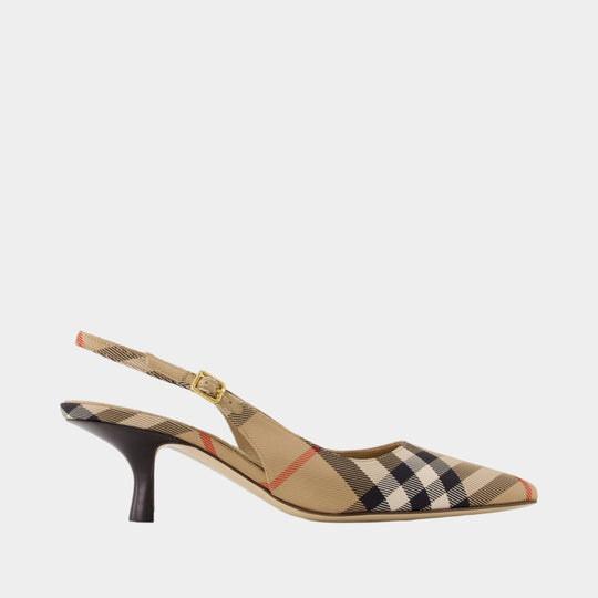 Escarpins Lf Dame 55 - Burberry - Nylon - Multi