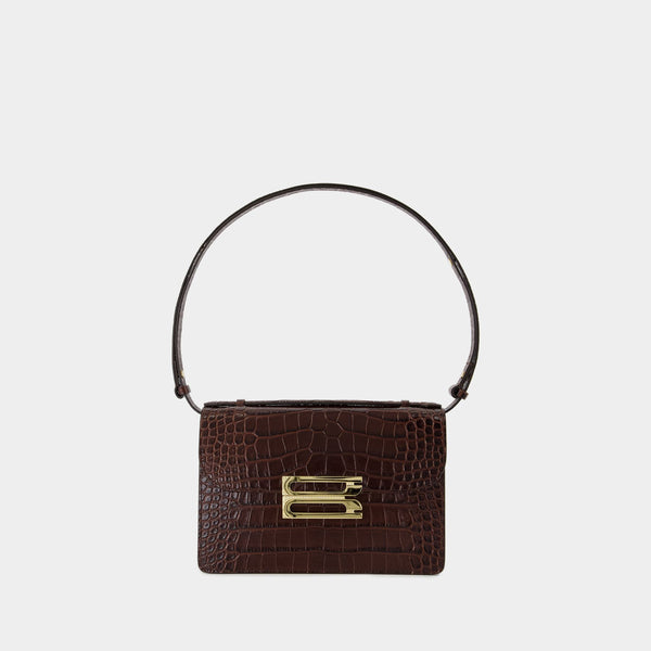 Sac À Bandoulière The Dorian - Victoria Beckham - Cuir - Marron