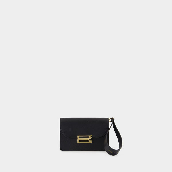 Sac À Main The Nano Dorian - Victoria Beckham - Cuir - Noir