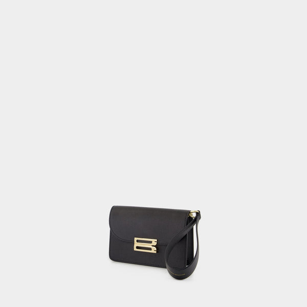Sac À Main The Nano Dorian - Victoria Beckham - Cuir - Noir