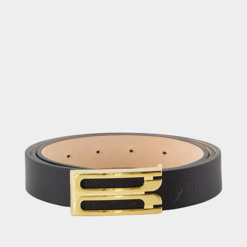 Ceinture Regular Frame - Victoria Beckham - Cuir - Noir