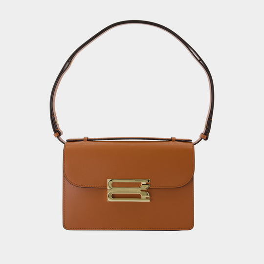 Sac À Bandoulière Dorian - Victoria Beckham - Cuir - Marron