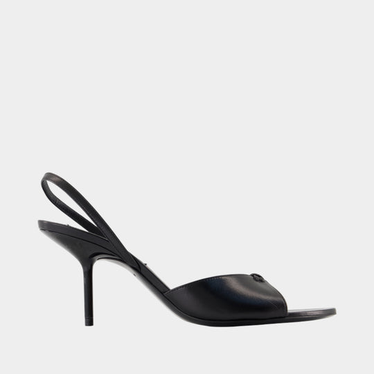Sandales Naked - Victoria Beckham - Cuir - Noir
